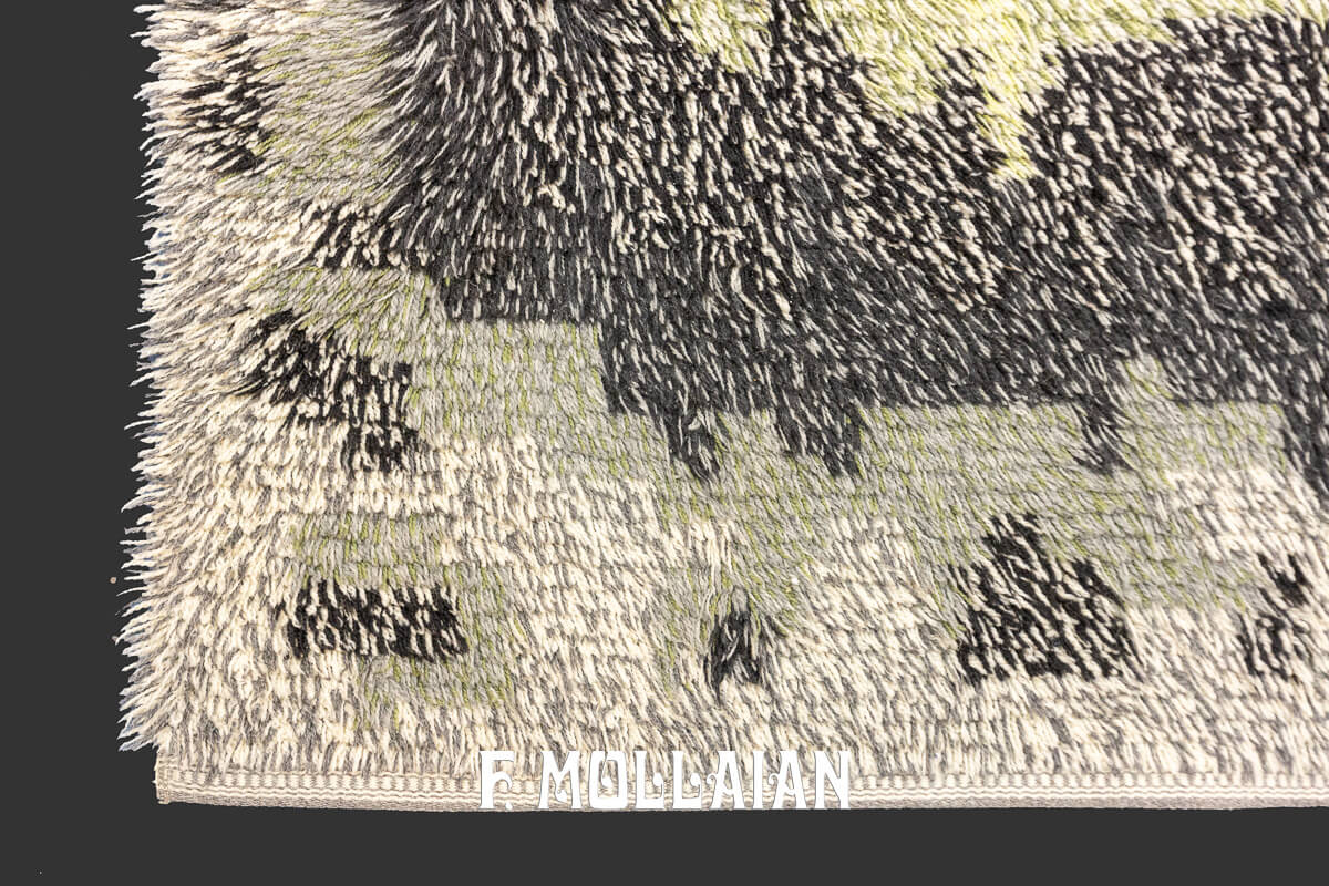 Rya Rug Abstract Design n°:224859